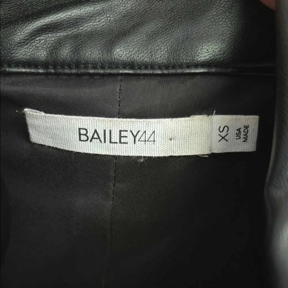 Bailey 44 Black collared Shirt Dress with snap buttons - Picture 2 of 13